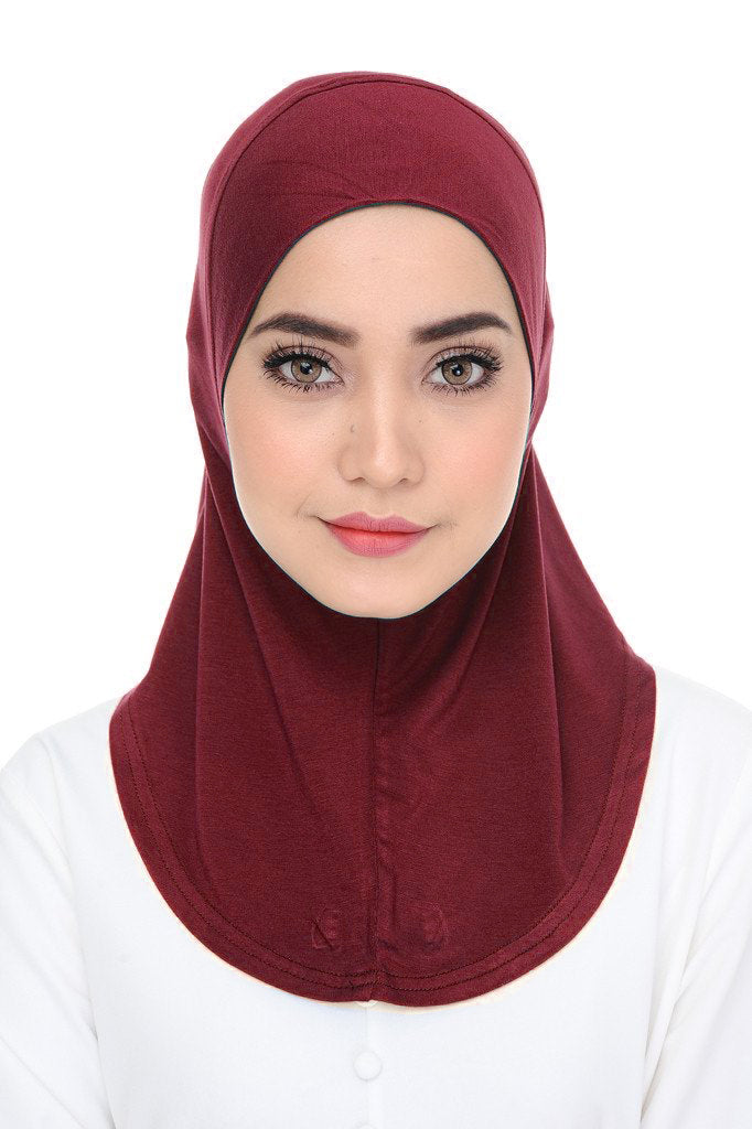 Scarf Inner - Burgundy