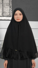 Load image into Gallery viewer, Khimar with Organza - Black
