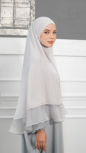 Load image into Gallery viewer, Khimar with Organza - Greyish Blue
