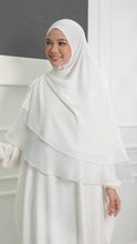Load image into Gallery viewer, Khimar with Organza - White
