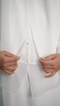 Load image into Gallery viewer, Khimar with Organza - White
