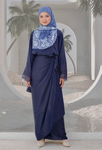 Load image into Gallery viewer, Kurung Dahlia - Navy Blue
