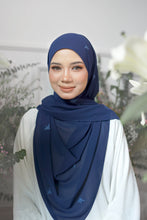 Load image into Gallery viewer, Lily Shawl in Navy Blue
