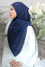 Load image into Gallery viewer, Lily Shawl in Navy Blue
