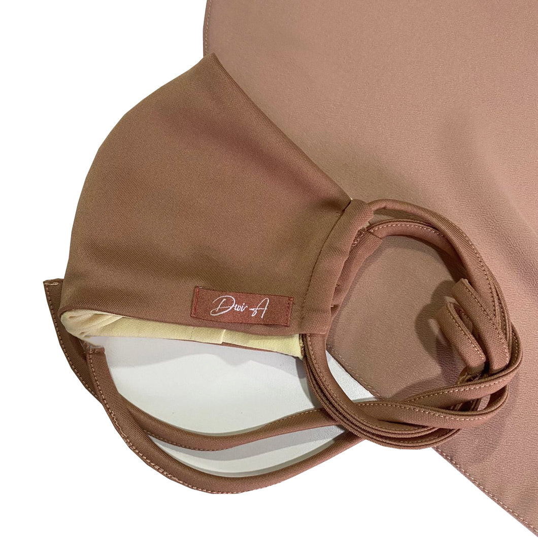 DWI Cotton Face Mask - Nude