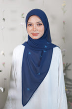 Load image into Gallery viewer, Lily Tri-Chiffon in Navy Blue
