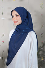 Load image into Gallery viewer, Lily Tri-Chiffon in Navy Blue
