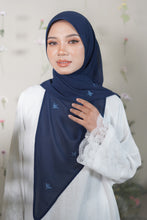 Load image into Gallery viewer, Lily Tri-Chiffon in Navy Blue
