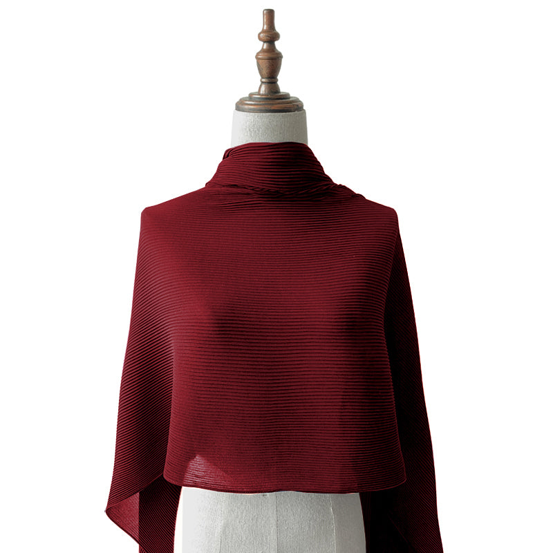 Shawl Pleats - Rosewood